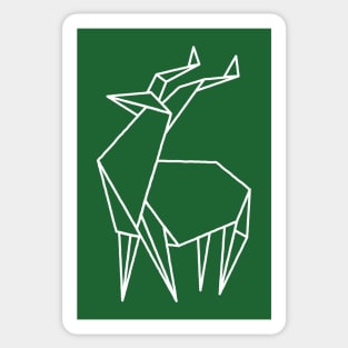 Origami Antelope Sticker